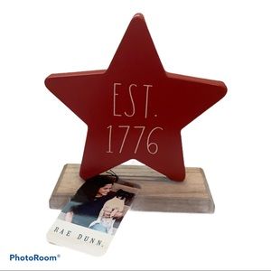 Rae Dunn America est. 1776 decor, NWT